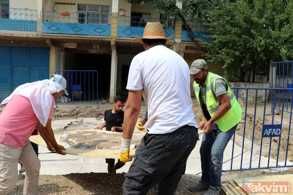 Kaçak kazıda bulunan mozaikler 98 parçaya bölünerek Zeugma Mozaik Müzesi'ne taşınıyor - 7