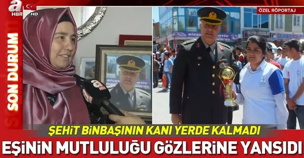 Şehit Binbaşı Arslan Kulaksız’ın eşi Sibel Kulaksız A Haber’e konuştu