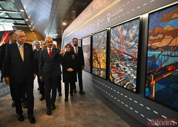 Başkan Erdoğan Karayolları Gayret ve Liderlik Sergisi'ni gezdi - 7