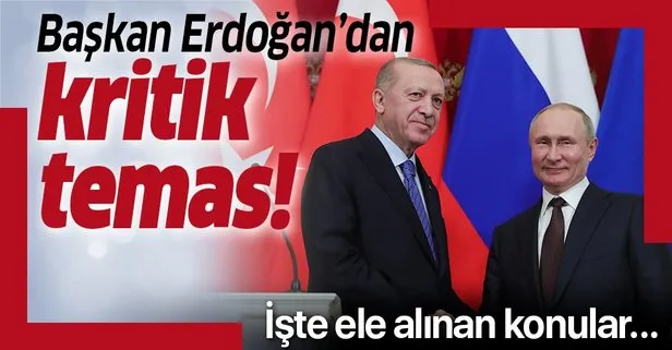 Son dakika: Başkan Erdoğan Putin ile görüştü