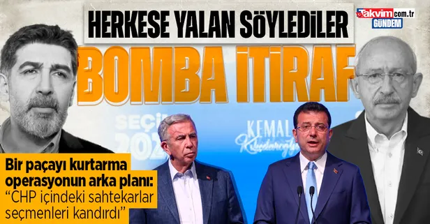 Bir paçayı kurtarma operasyonu! Herkese yalan söylediler... Levent Gültekin: Sahtekarlar seçmeni kandırdı