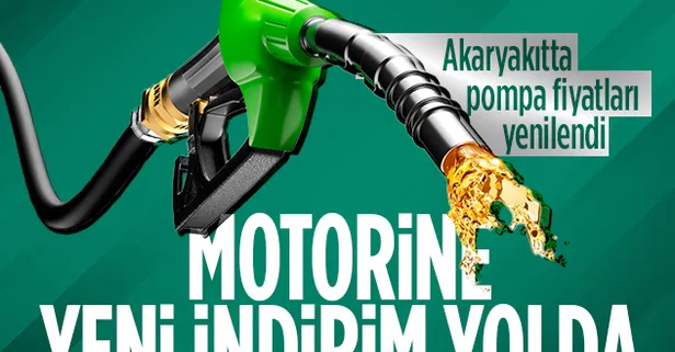 Bir haftada 2,37 lira düştü! Motorine indirim pompaya yansıdı: Bir indirim daha geliyor