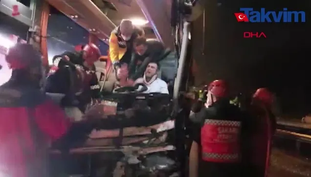 TEM savaş alanına döndü 2 ağır 20 yaralı