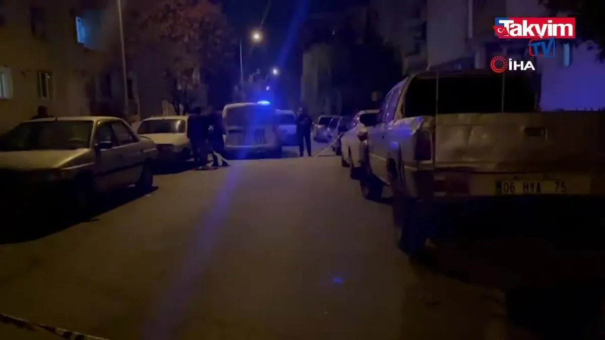 Park halindeki araç kurşunladı