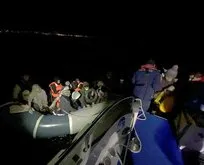 İzmir açıklarında 92 kaçak göçmen kurtarıldı