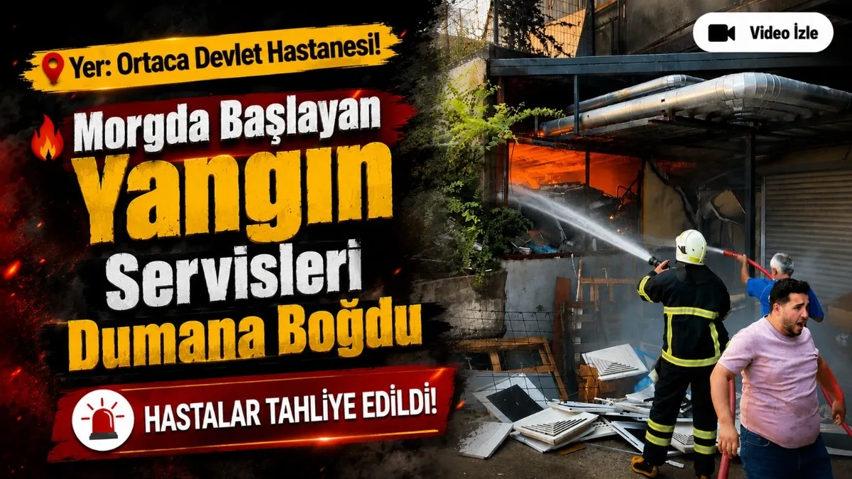 Muğla Ortaca Devlet Hastanesi'nde yangın