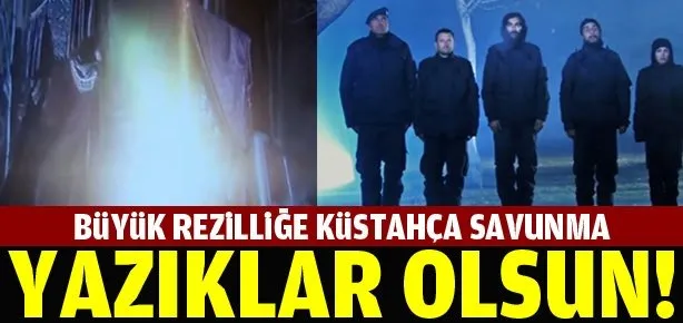 Büyük rezilliğe küstahça savunma