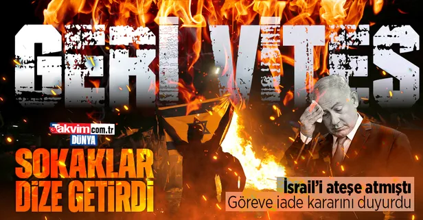 İsrail'i yangın yerine çeviren protestoların ardından Netanyahu'dan geri adım: Savunma Bakanı Gallant'ı göreve iade etti