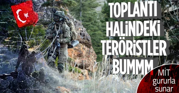 MİT'ten Sincar'da terörist temizliği! Toplantı halindeki hainler öldürüldü