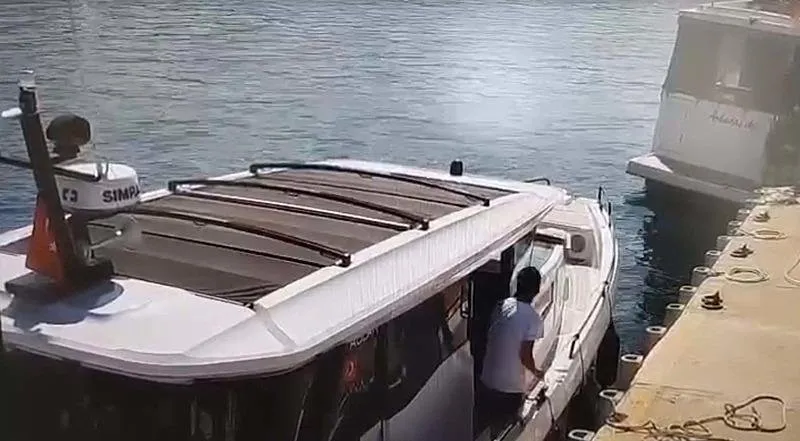 Bodrum'da bir teknede patlama (DHA)