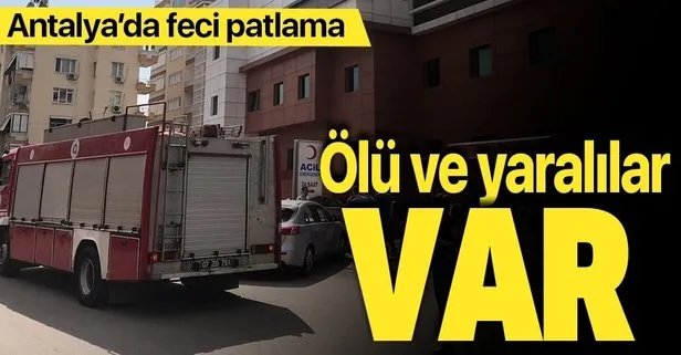Son dakika: Antalya’da hastanede patlama: 1 ölü, 3 yaralı