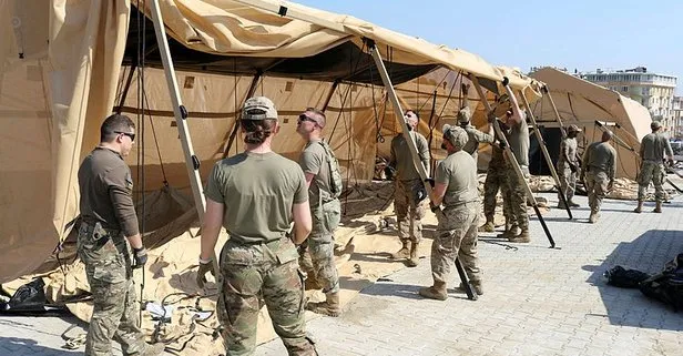 Asrın seferberliği: Amerikan askerleri Antakya’da sahra hastanesi kuruyor!