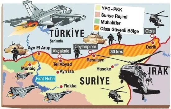 Fırat'ın doğusuna yapılacak harekatın hazırlıkları tamamlandı! Namlular YPG/PKK’ya karşı ateşe hazır-2