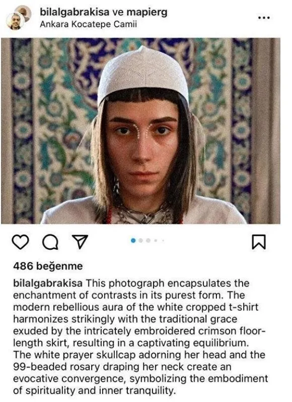 1692207882750.jpeg Kocatepe Camii'ndeki yarı çıplak model skandalına imza atan kişilerin ifadeleri ortaya çıktı! "Dövmelerimden dolayı beni tercih etti"-3