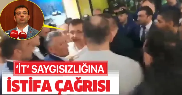 Ekrem İmamoğlu'nun 'it' saygısızlığına istifa çağrısı