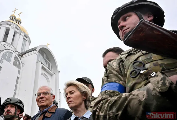 SON DAKİKA: Ursula von der Leyen ve Josep Borrell Ukrayna'da Buça Kiev'i ziyaret etti - 10