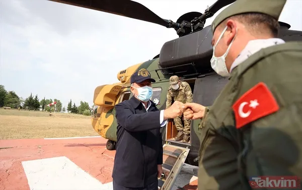 SON DAKİKA: Milli Savunma Bakanı Akar komutanlarla Edirne'de! Yunanistan'a sert mesaj - 2