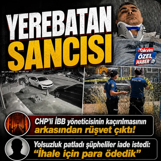 CHPli İBB yöneticisi Erhan Karaalın kaçırılmasının arkasından Yerebatan Sarnıcı için verilen rüşvet çıktı!