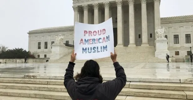 ABD’de Müslümanlara vize yasağı protesto edildi