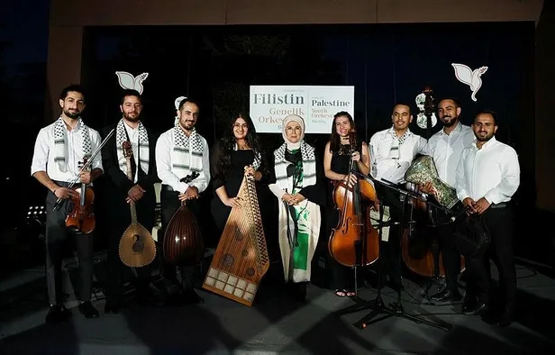 Emine Erdoğan, Filistinli müzisyenler ve CSO sanatçılarıyla buluştu: Tüm sanatseverleri davet ediyorum-2