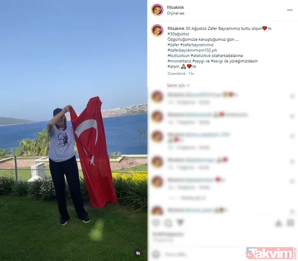 Ünlü isimlerden 30 Ağustos Zafer Bayramı paylaşımları! Demet Akalın, Müge Anlı, İbrahim Tatlıses, Alişan, Sinan Akçıl... - 7