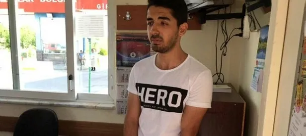 'Hero' tişörtlü haşhaşi tutuklandı