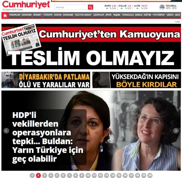 Cumhuriyet ısrarla teröre hizmet ediyor-2