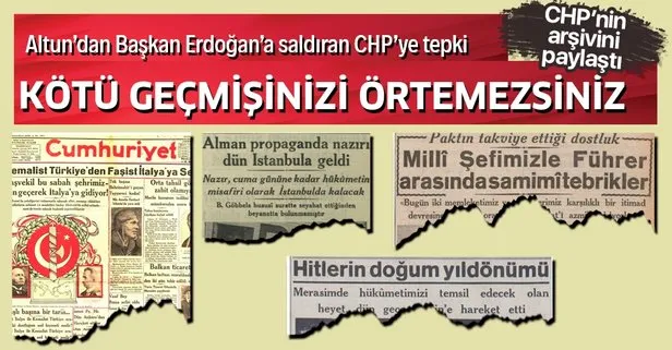 İletişim Başkanı Altun’dan CHP’li Özel’in Başkan Erdoğan’da yönelik haddini aşan sözlerine tepki: Kötü geçmişlerini örtemezler