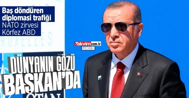 Tüm dünyanın gözü Başkan Recep Tayyip Erdoğan’da! Baş döndüren diplomasi trafiği