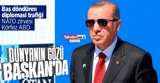 Tüm dünyanın gözü Başkan Recep Tayyip Erdoğan'da! Baş döndüren diplomasi trafiği