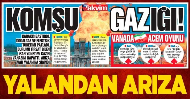 Tahran Türkiye’ye verdiği gazı arıza yalanıyla kesti! Ankara’dan sert ikaz aldı