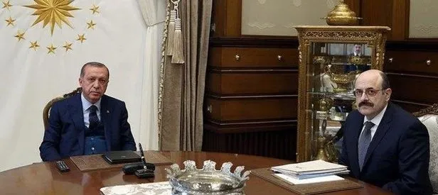 Başkan Erdoğan YÖK Başkanı’nı kabul etti