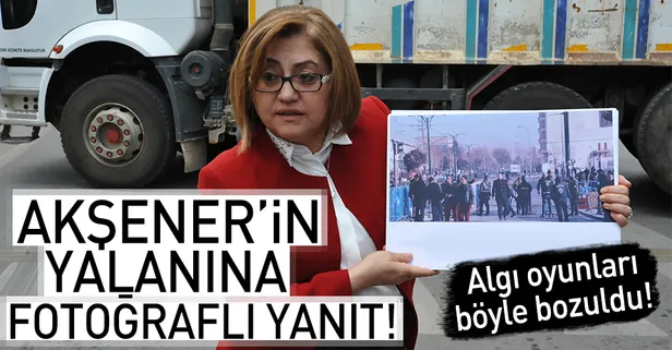 Fatma Şahin’den Akşener’e fotoğraflı yanıt