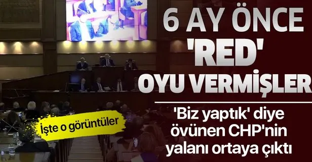 CHP’liler İstanbul’daki su indirimine 6 ay önce ’red’ oyu vermiş