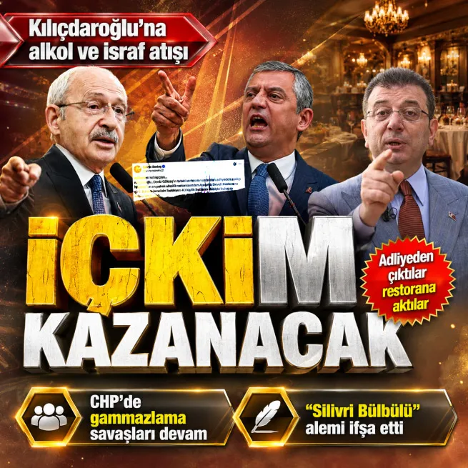 CHPde gammazlama savaşları: Sevinç üzerinden Kılıçdaroğluna lüks ve içki algısı