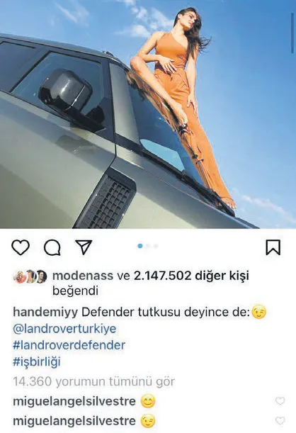 Dünyaca ünlü oyuncu Miguel Angel Silvestre Hande Erçel’e kafayı taktı! Peşini bırakmıyor