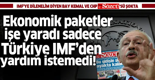 CHP Genel Başkanı Kılıçdaroğlu'nun istediği olmadı! IMF: Türkiye bizden yardım istemedi