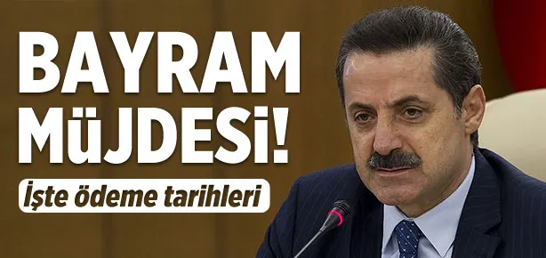 Bakandan bayram müjdesi!