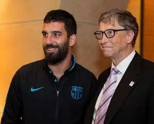 Arda Turan Bill Gates ile buluştu