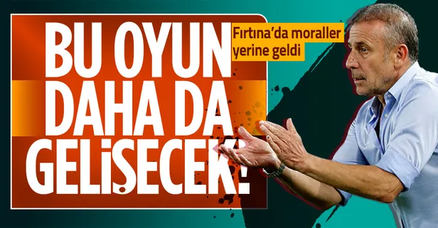 Kızılyıldız’ı yenen Trabzonspor’da moraller yerine geldi