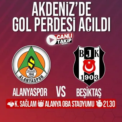 Alanyaspor - Beşiktaş | CANLI
