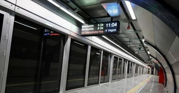 İstanbul'da yola çıkacaklar dikkat! Mecidiyeköy-Mahmutbey metro hattında teknik arıza