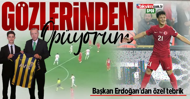 Başkan Erdoğan'dan Arda Güler'e özel tebrik: Gerçekten muhteşem bir goldü