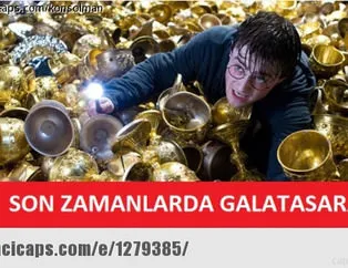 Galatasaray kupayı aldı capsler patladı