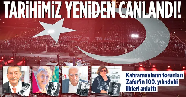 Milli mücadele kahramanlarının torunları konuştu: "Tarihimiz yeniden canlandı"