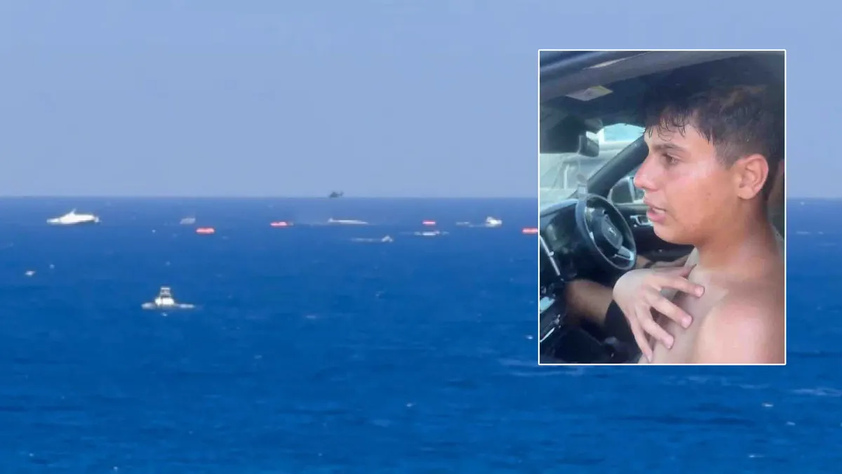 Girne'deki kazadan kurtulan Deniz Özpolat geminin nasıl battığını anlattı: "Üzerimize kapıları kapattılar ve çıkamadık"