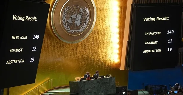 BM Genel Kurulu Gazze’de acil ateşkes ve insani yardım talep eden tasarıyı kabul etti