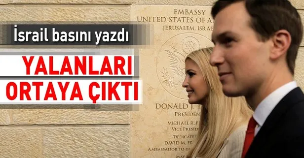 İsrail’in elçilik töreni yalanı ortaya çıktı!