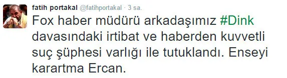 Fatih Portakal'dan FETÖ'ye destek!-1