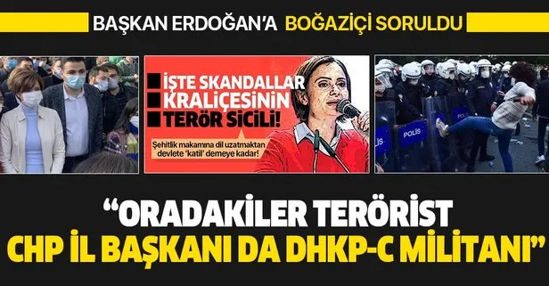 SON DAKİKA: Başkan Recep Tayyip Erdoğan’dan sert tepki: Canan Kaftancıoğlu DHKP-C militanıdır